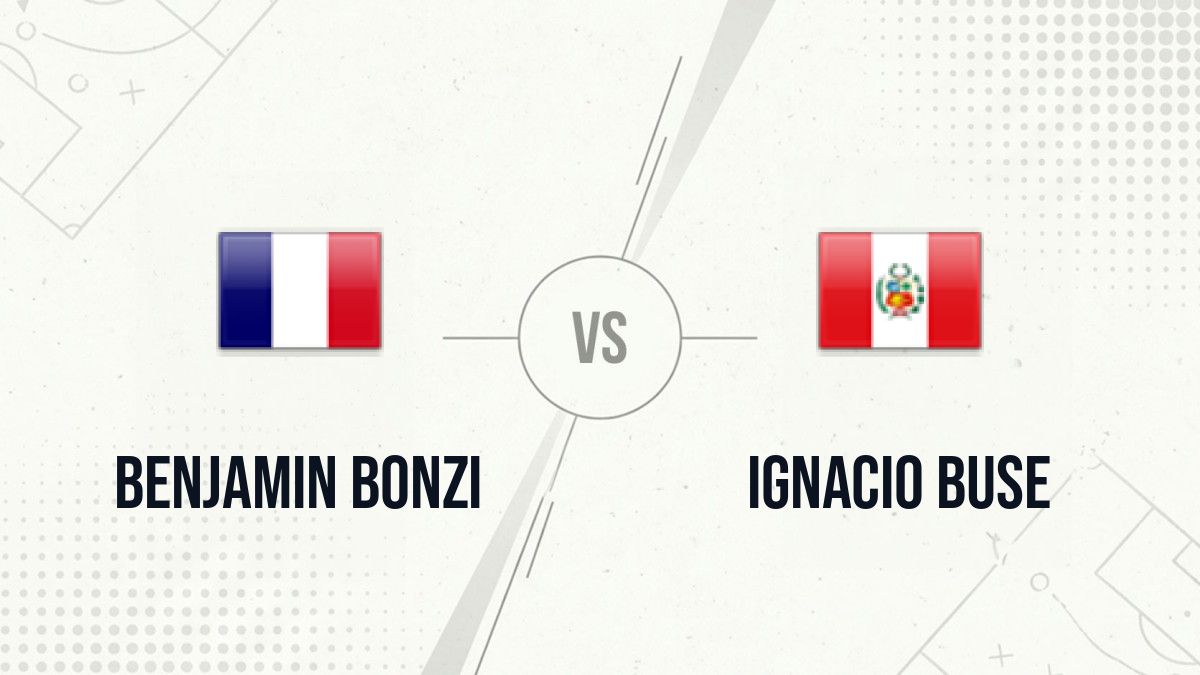 Pronostic Benjamin Bonzi Ignacio Buse