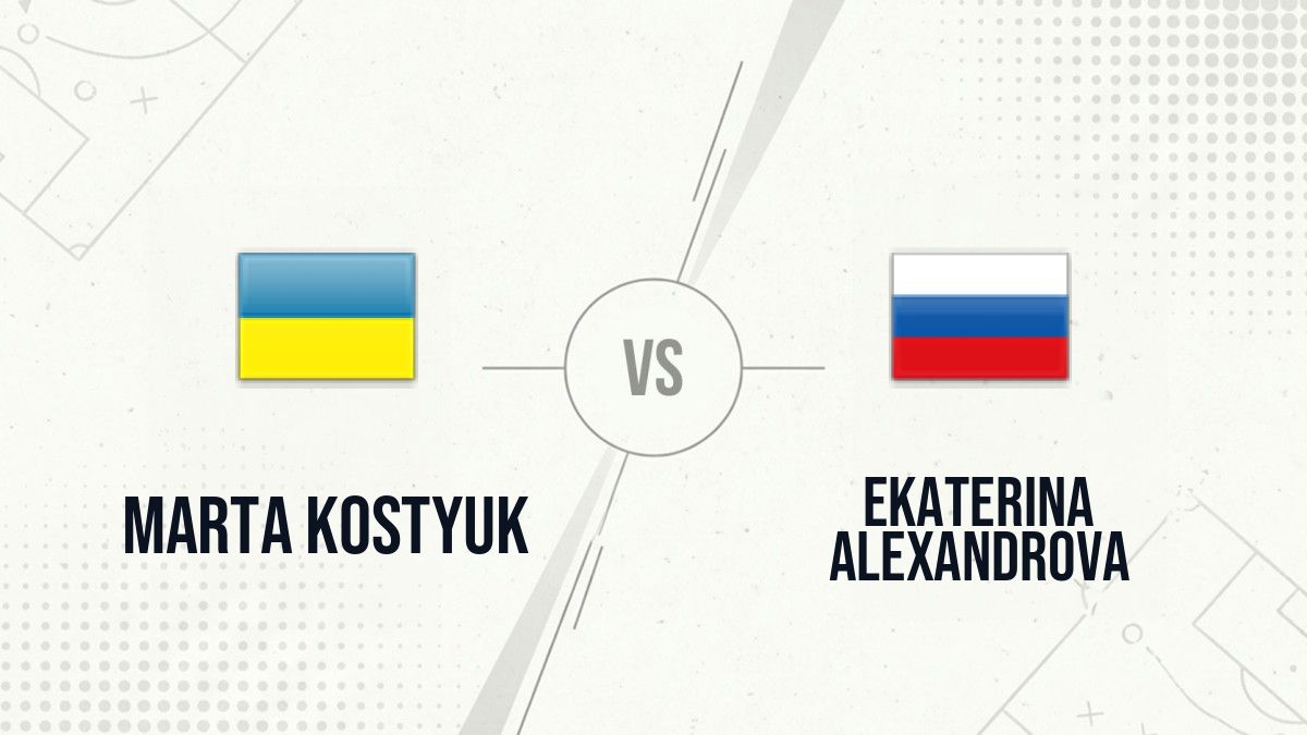 Pronostic Marta Kostyuk Ekaterina Alexandrova