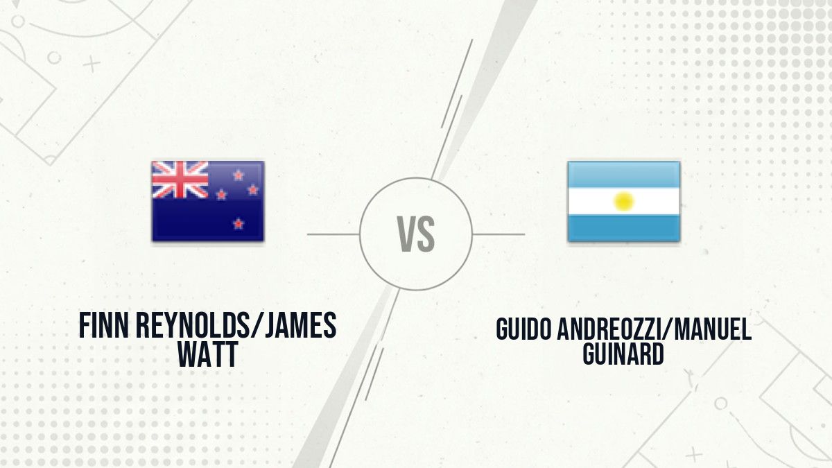 Pronostic Finn Reynolds/James Watt Guido Andreozzi/Manuel Guinard