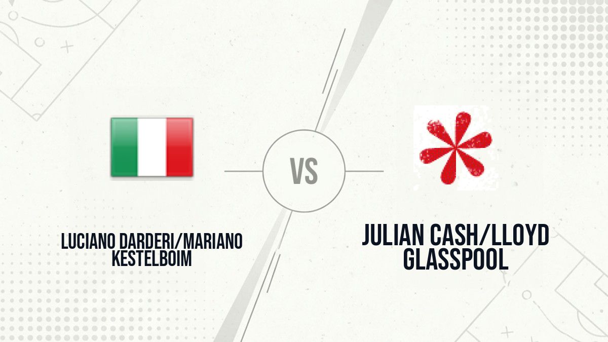 Pronostic Luciano Darderi/Mariano Kestelboim Julian Cash/Lloyd Glasspool