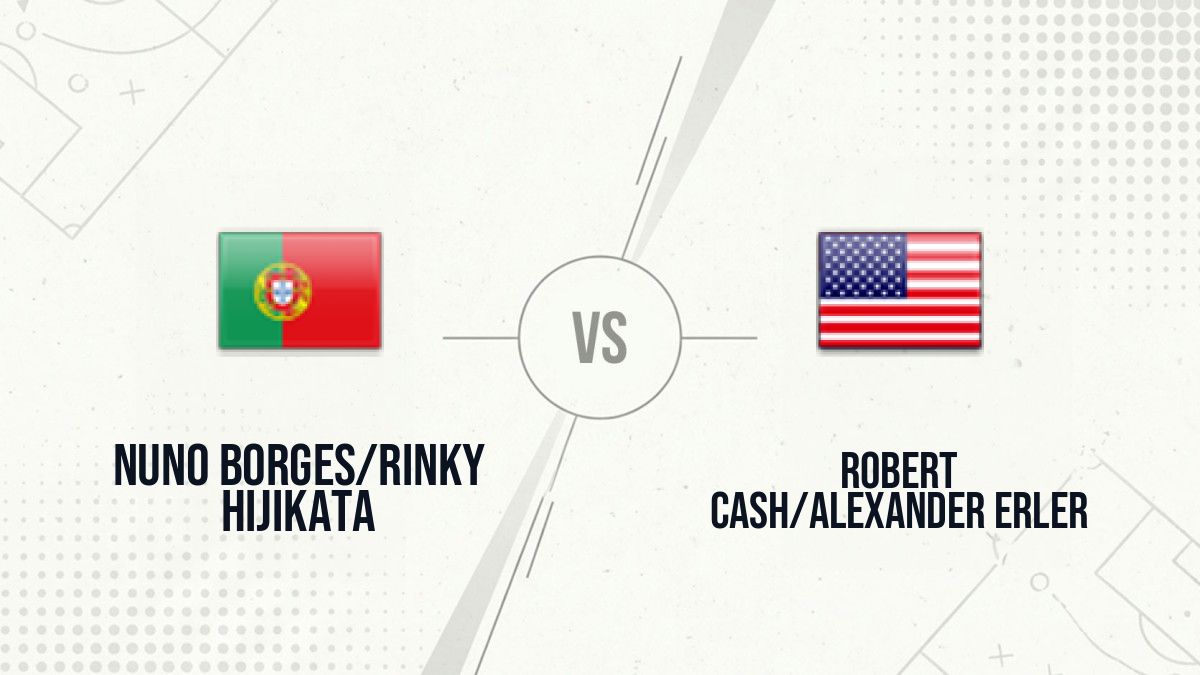 Pronostic Nuno Borges/Rinky Hijikata Robert Cash/Alexander Erler