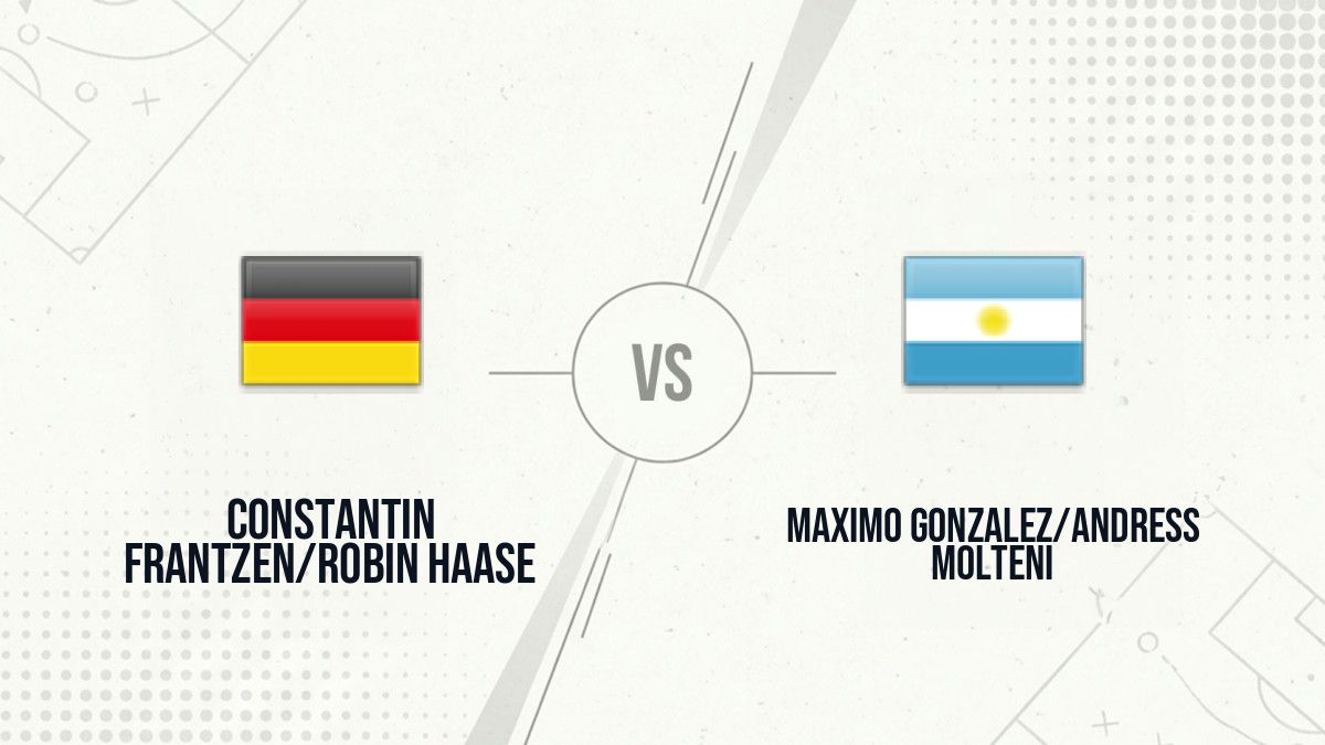 Pronostic Constantin Frantzen/Robin Haase Maximo Gonzalez/Andress Molteni
