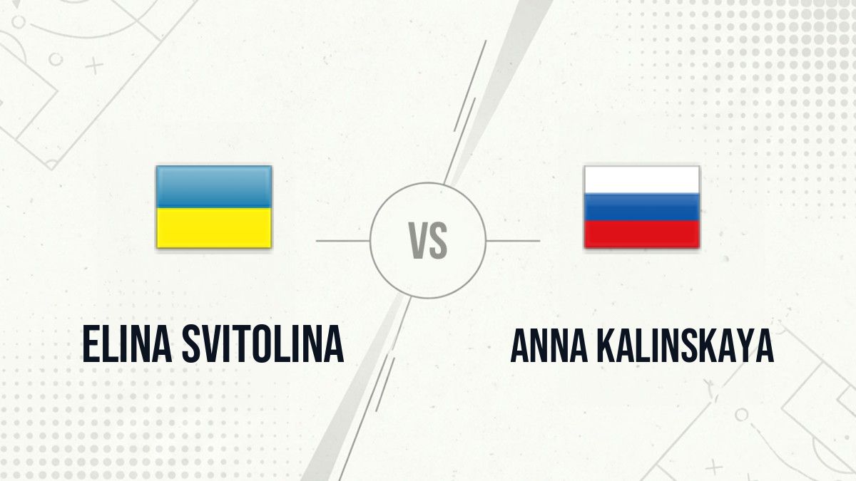 Pronostic Elina Svitolina Anna Kalinskaya