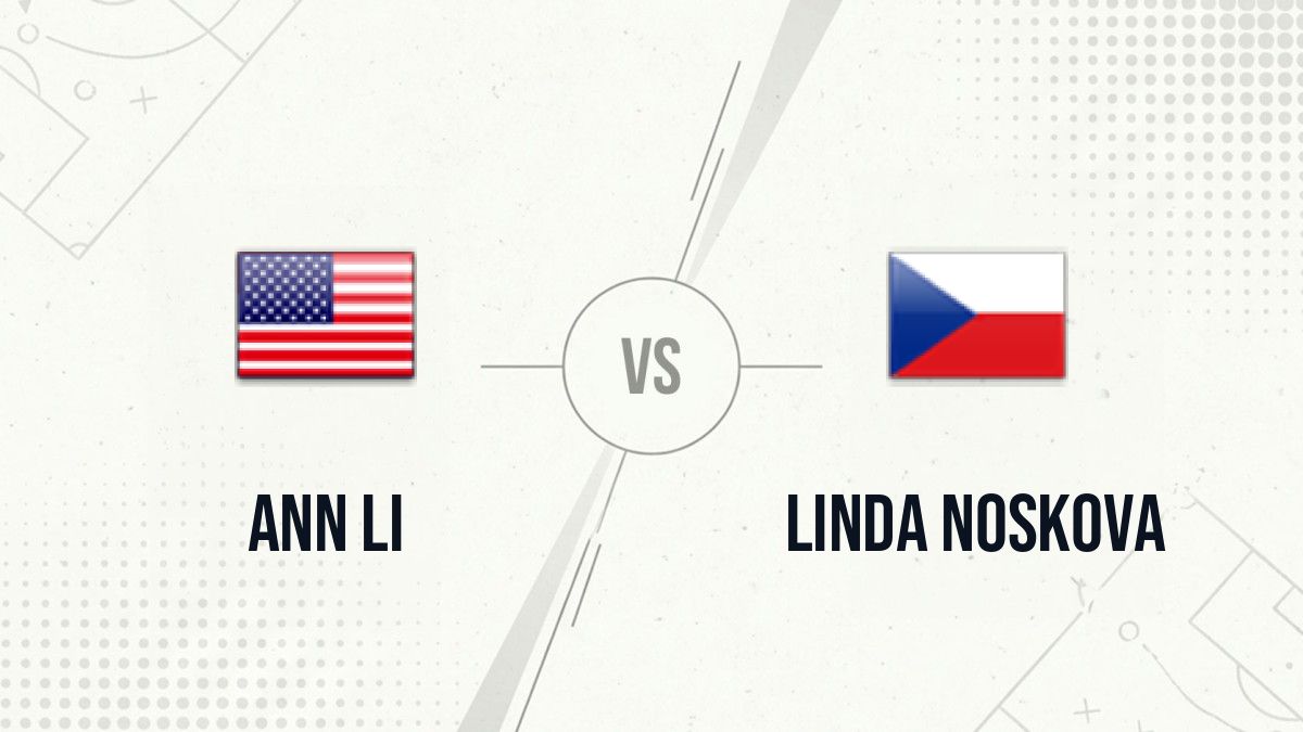 Pronostic Ann Li Linda Noskova