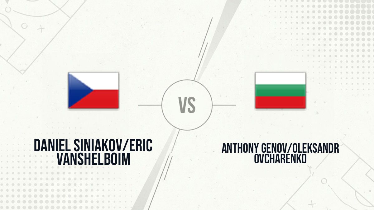 Pronostic Daniel Siniakov/Eric Vanshelboim Anthony Genov/Oleksandr Ovcharenko
