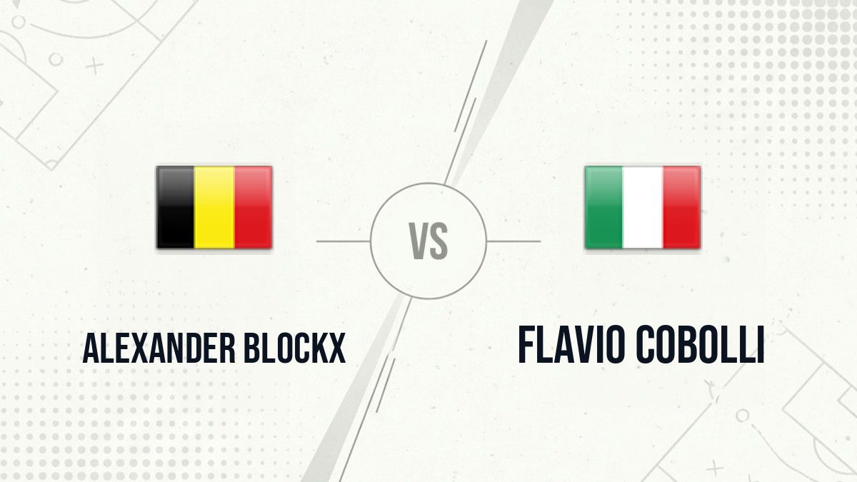 Pronostic Alexander Blockx Flavio Cobolli