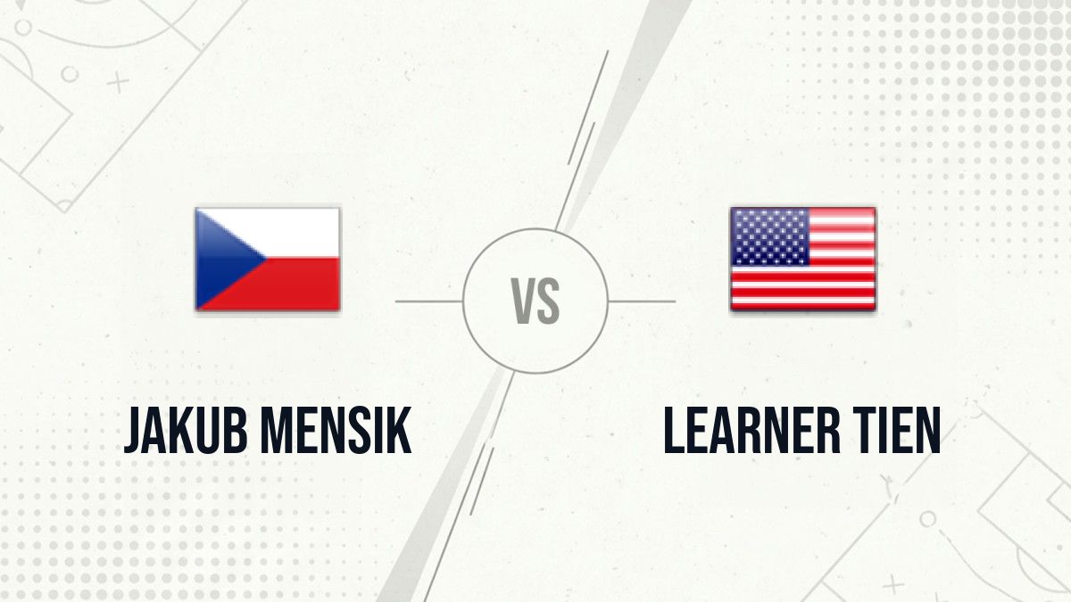 Pronostic Jakub Mensik Learner Tien