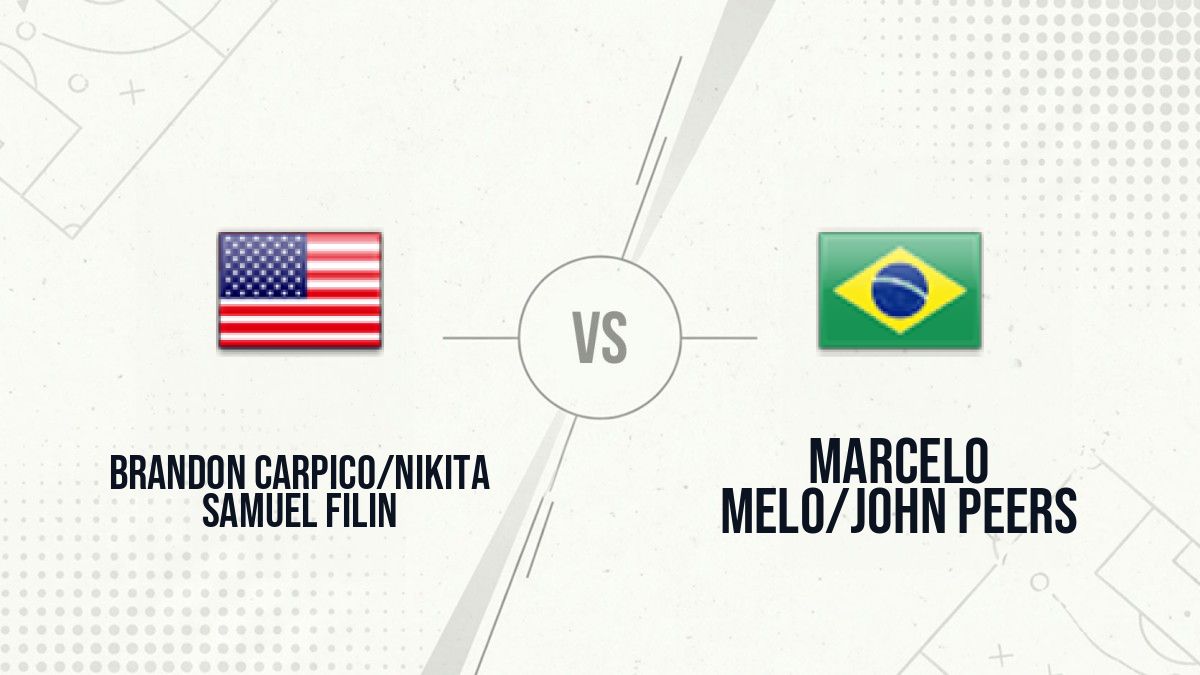 Pronostic Brandon Carpico/Nikita Samuel Filin Marcelo Melo/John Peers