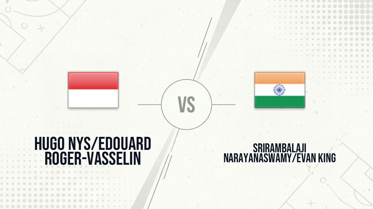 Pronostic Hugo Nys/Edouard Roger-Vasselin Srirambalaji Narayanaswamy/Evan King