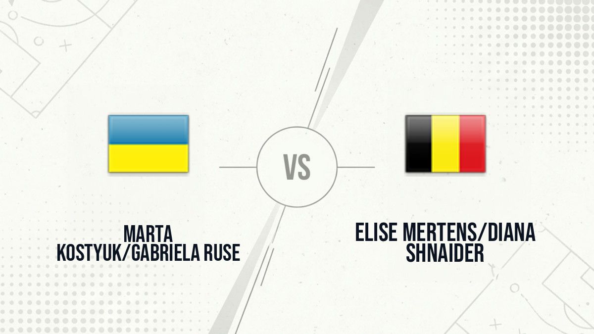 Pronostic Marta Kostyuk/Gabriela Ruse Elise Mertens/Diana Shnaider