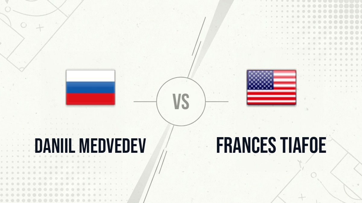 Pronostic Daniil Medvedev Frances Tiafoe