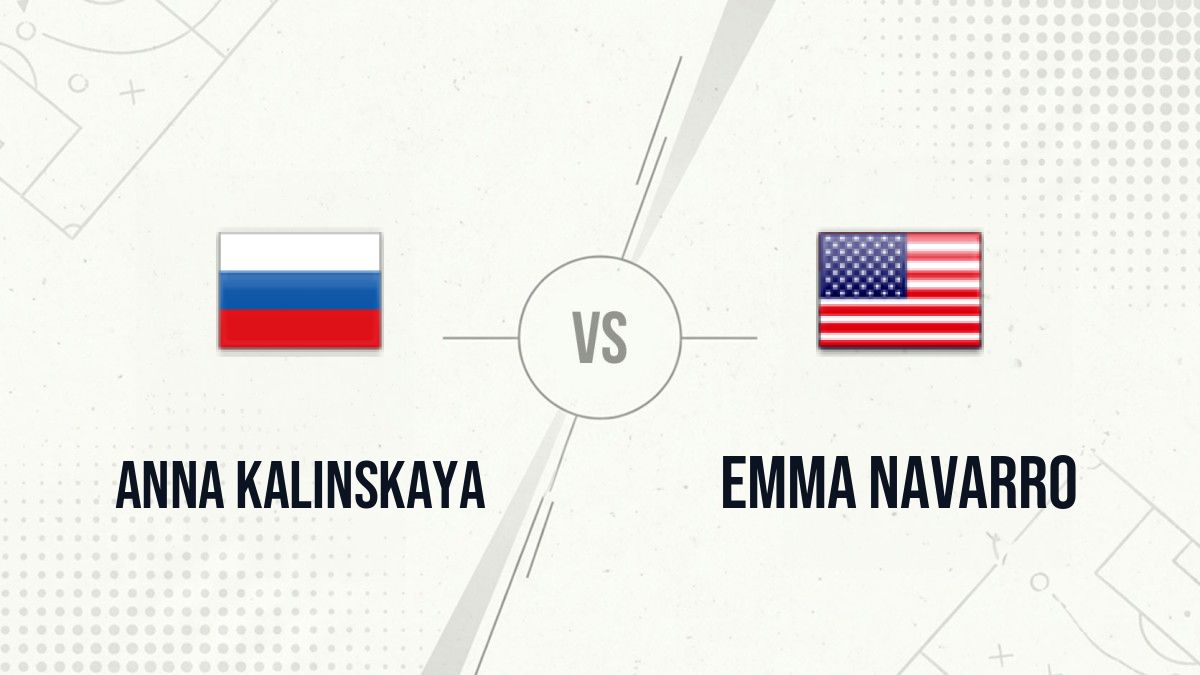Pronostic Anna Kalinskaya Emma Navarro