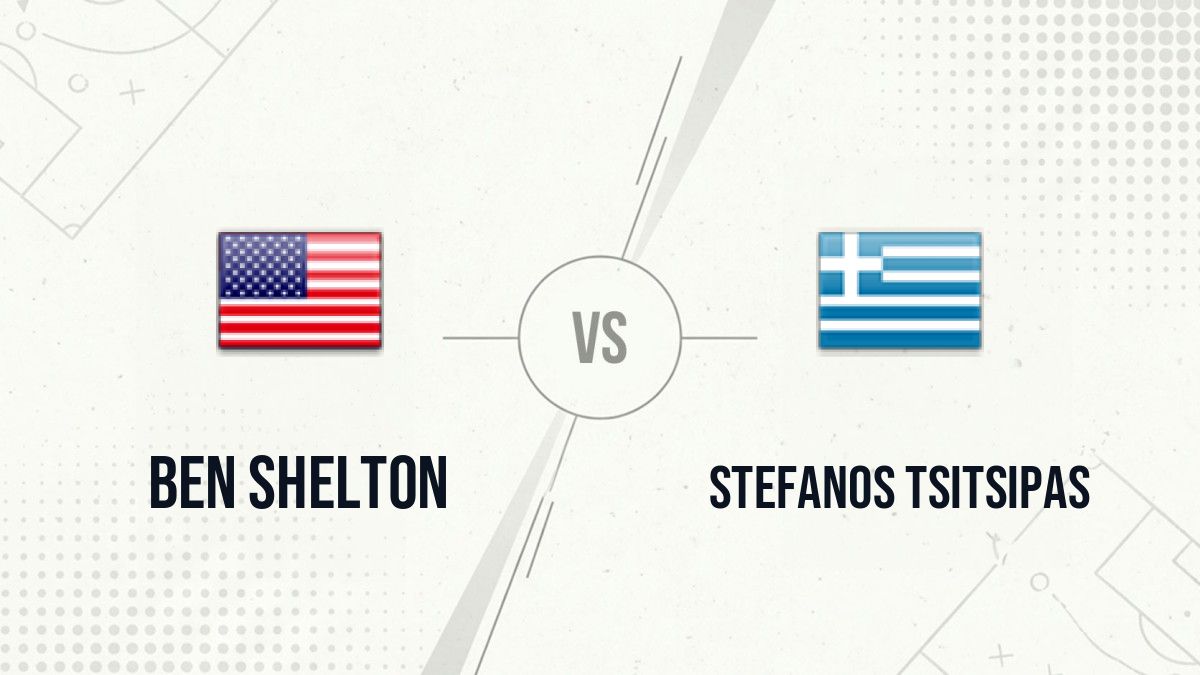 Pronostic Ben Shelton Stefanos Tsitsipas