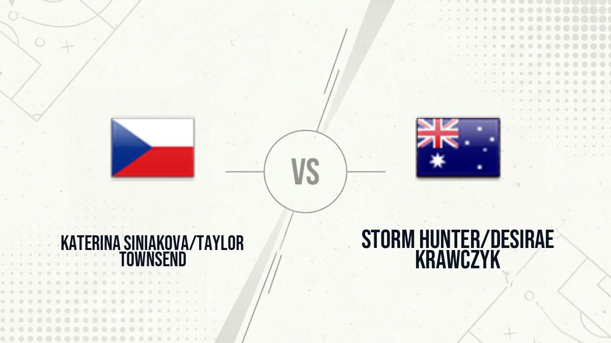 Pronostic Katerina Siniakova/Taylor Townsend Storm Hunter/Desirae Krawczyk