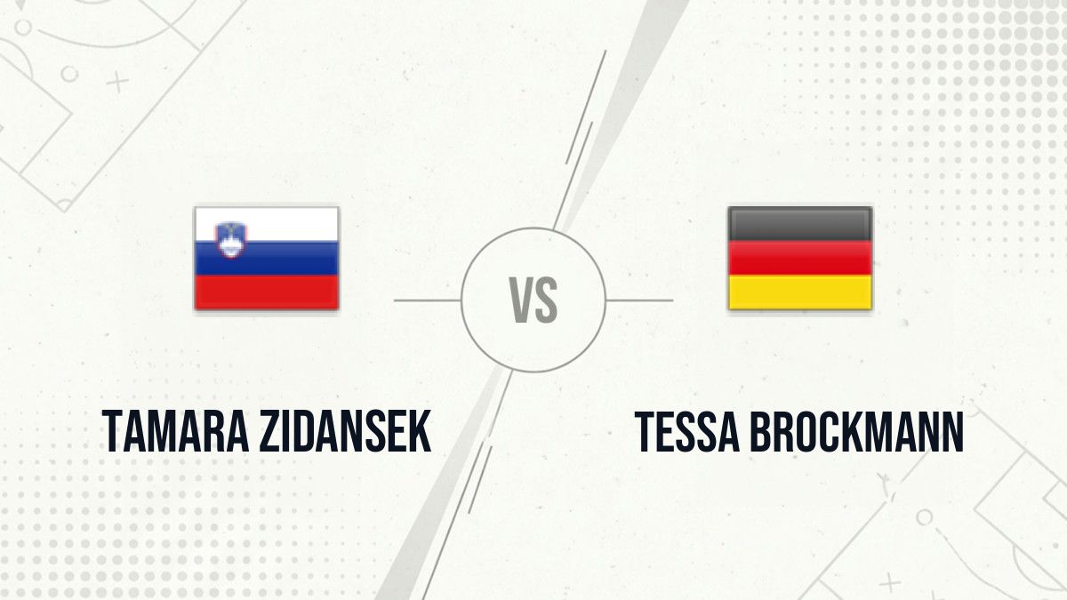 Pronostic Tamara Zidansek Tessa Brockmann