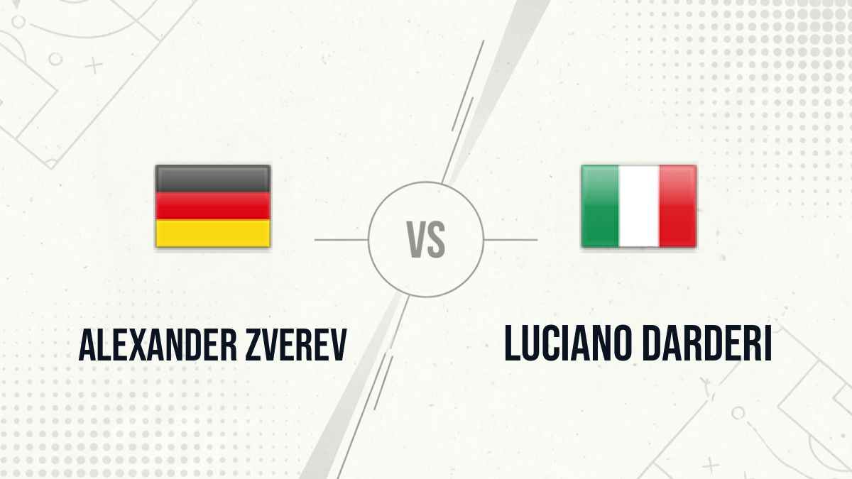 Pronostic Alexander Zverev Luciano Darderi