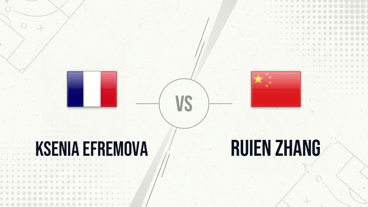 Pronostic Ksenia Efremova Ruien Zhang