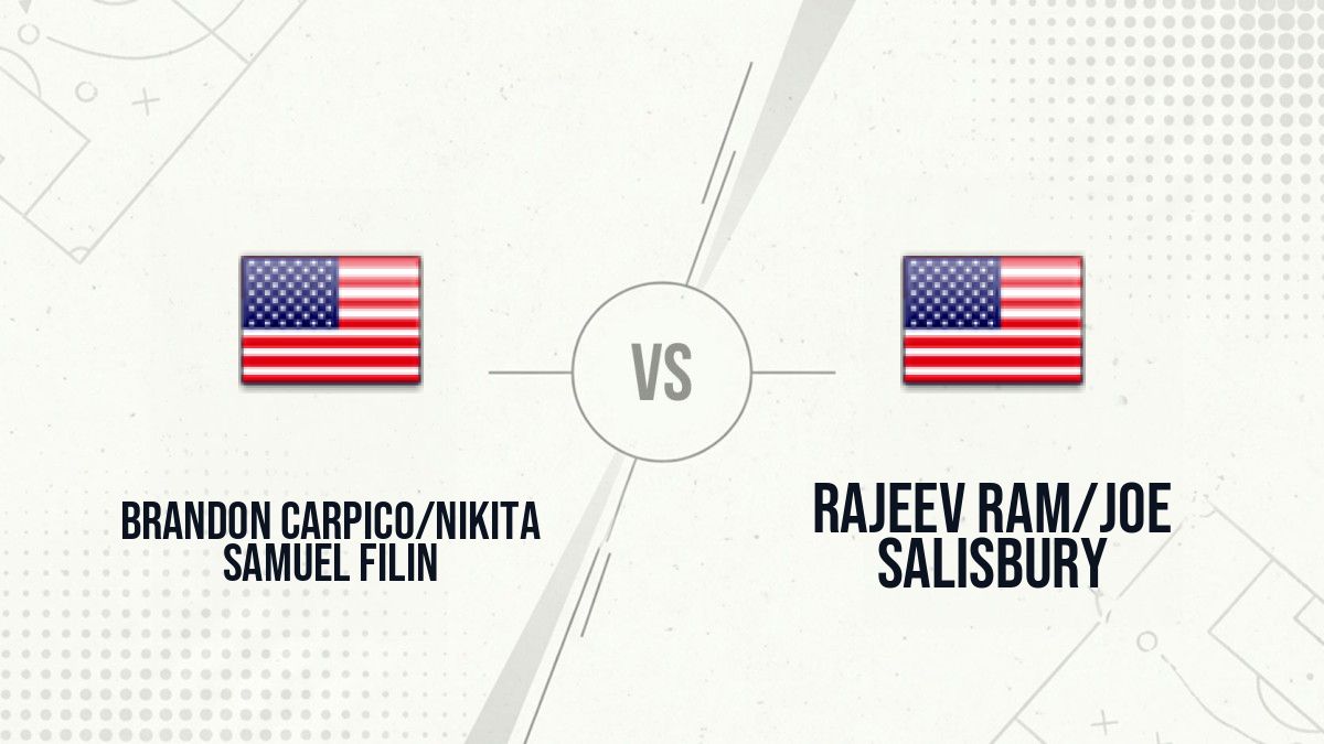 Pronostic Brandon Carpico/Nikita Samuel Filin Rajeev Ram/Joe Salisbury