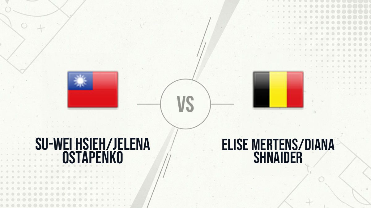 Pronostic Su-Wei Hsieh/Jelena Ostapenko Elise Mertens/Diana Shnaider