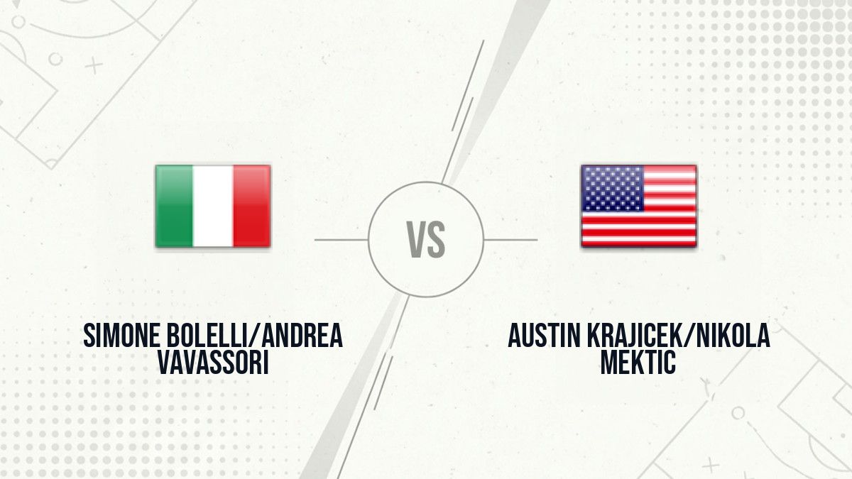 Pronostic Simone Bolelli/Andrea Vavassori Austin Krajicek/Nikola Mektic