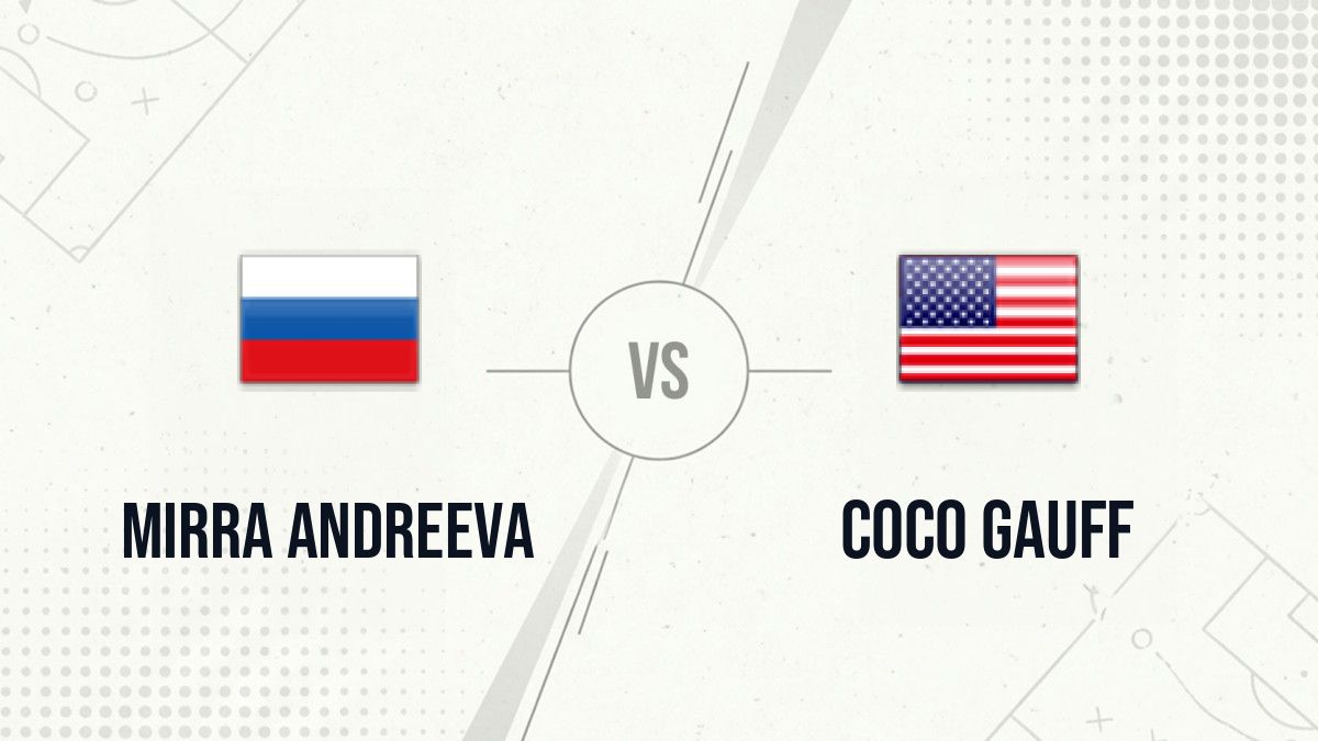 Pronostic Mirra Andreeva Coco Gauff