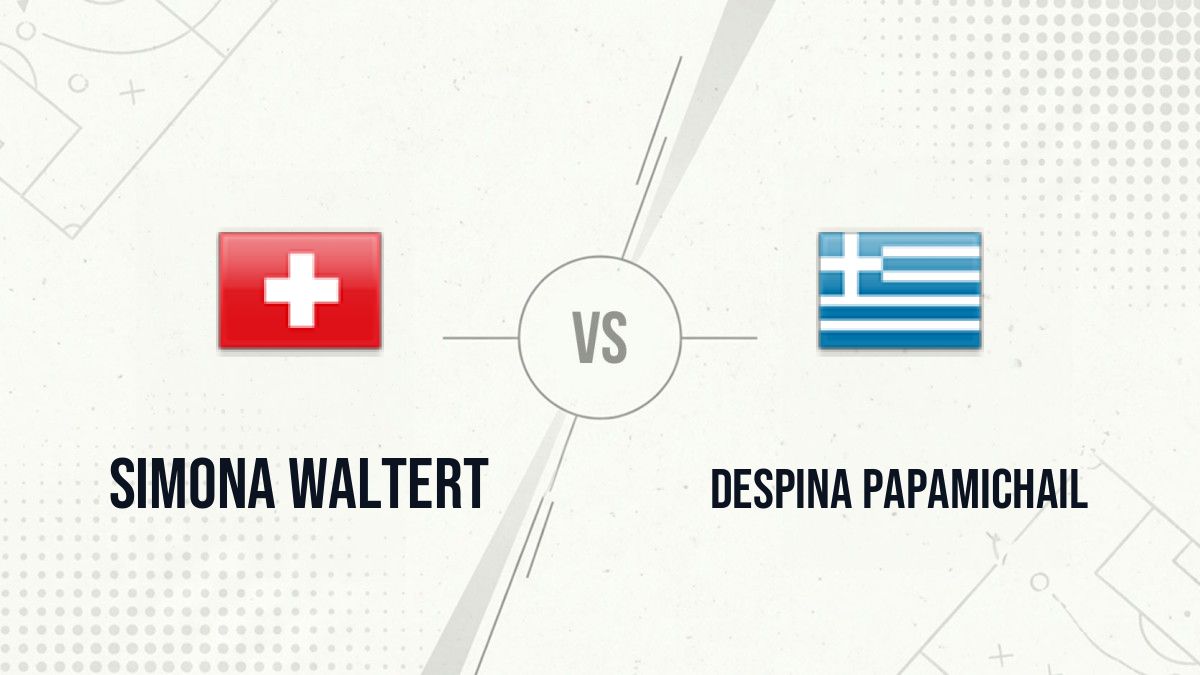 Pronostic Simona Waltert Despina Papamichail