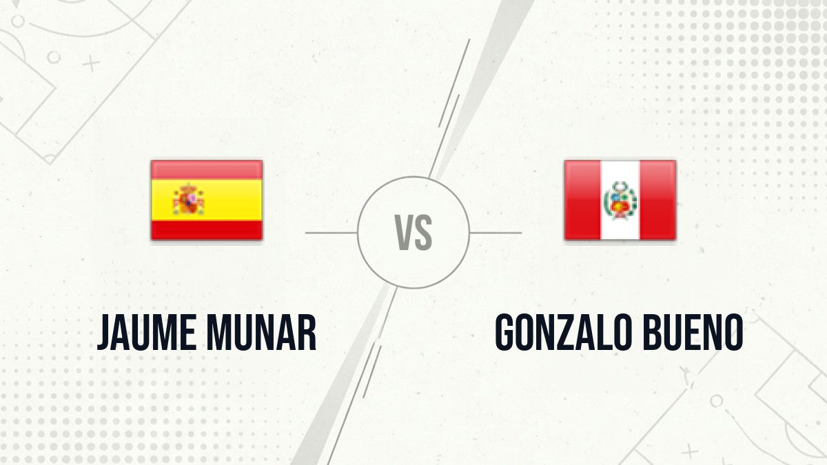 Pronostic Jaume Munar Gonzalo Bueno