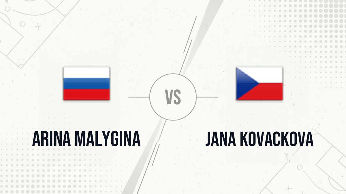 Pronostic Arina Malygina Jana Kovackova