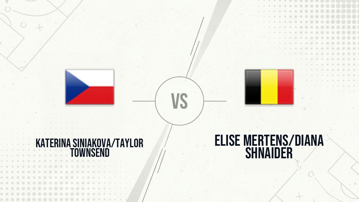 Pronostic Katerina Siniakova/Taylor Townsend Elise Mertens/Diana Shnaider