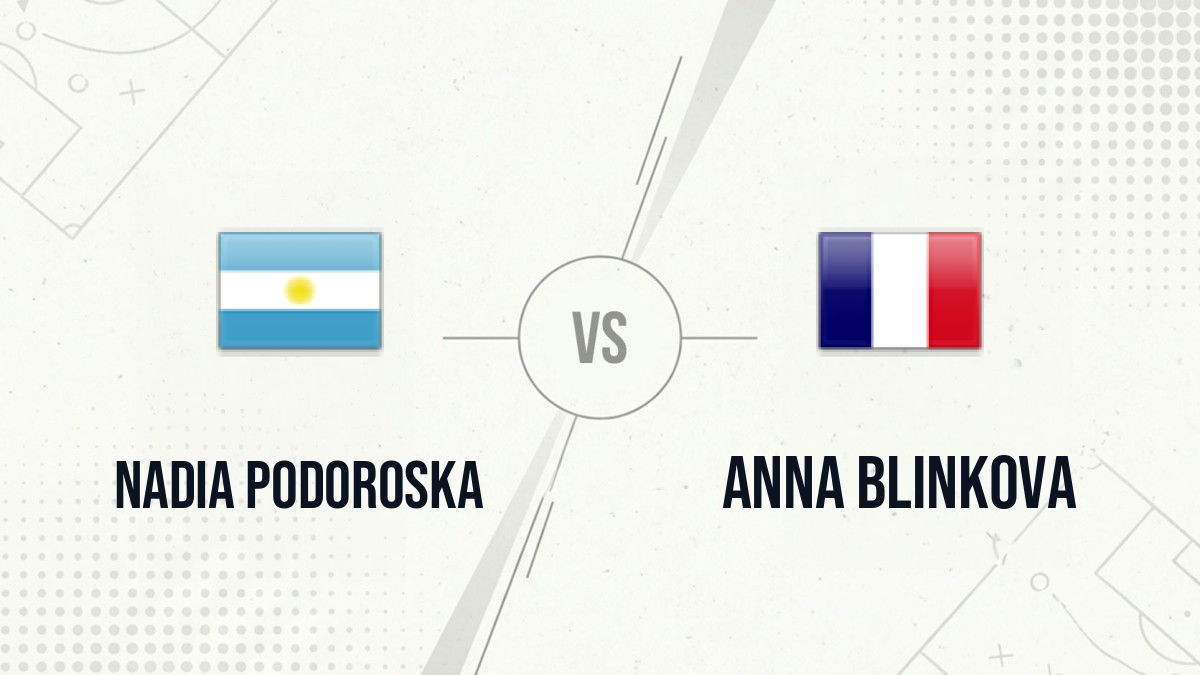 Pronostic Nadia Podoroska Anna Blinkova