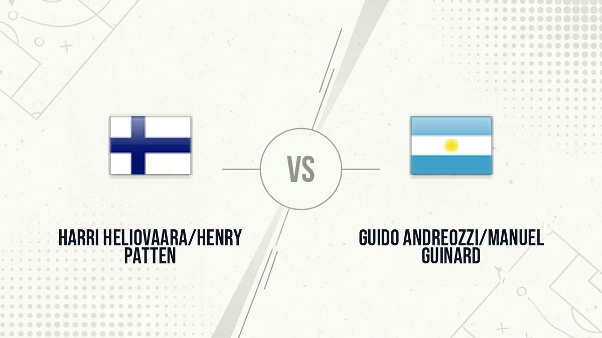 Pronostic Harri Heliovaara/Henry Patten Guido Andreozzi/Manuel Guinard