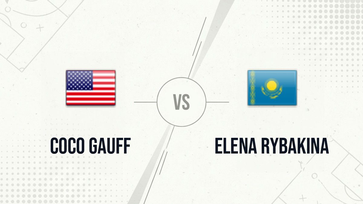 Pronostic Coco Gauff Elena Rybakina