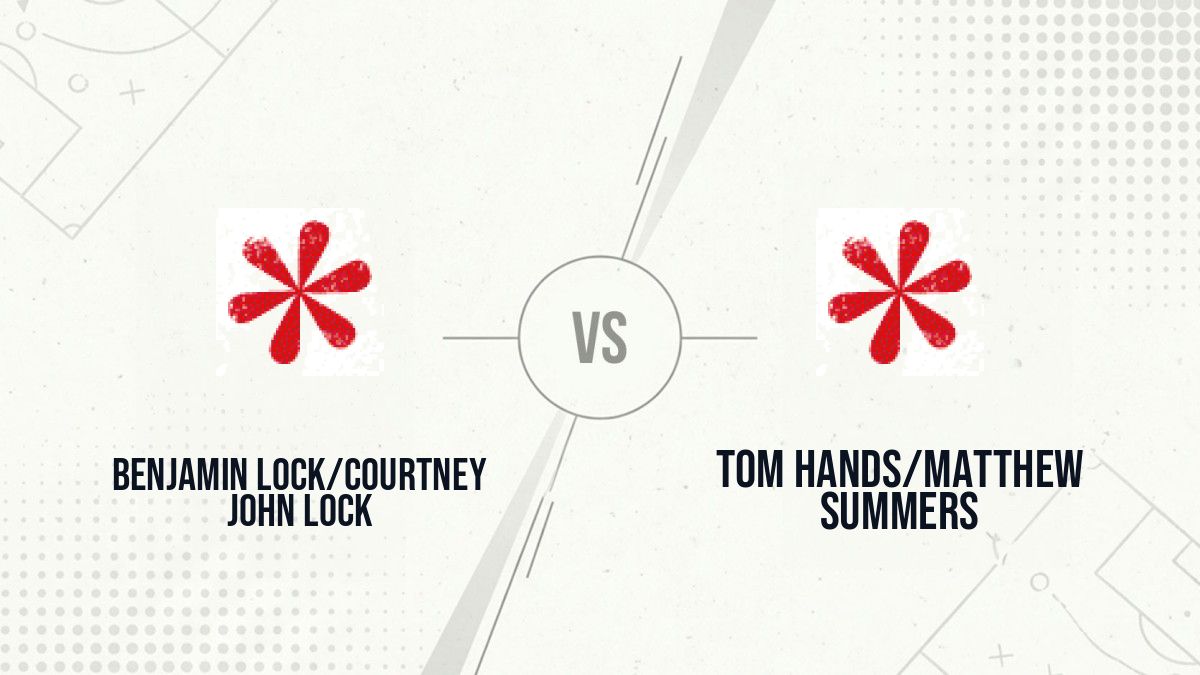 Pronostic Benjamin Lock/Courtney John Lock Tom Hands/Matthew Summers