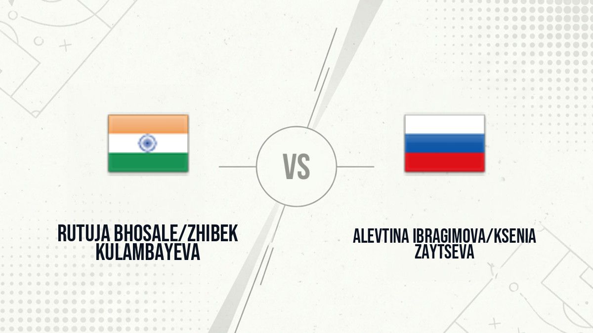 Pronostic Rutuja Bhosale/Zhibek Kulambayeva Alevtina Ibragimova/Ksenia Zaytseva