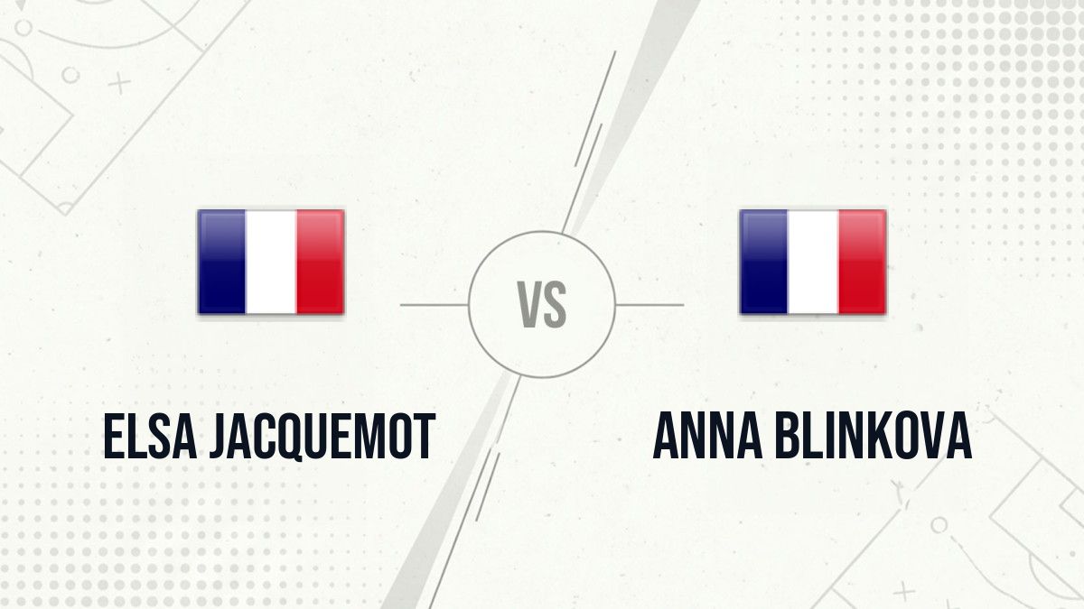 Pronostic Elsa Jacquemot Anna Blinkova