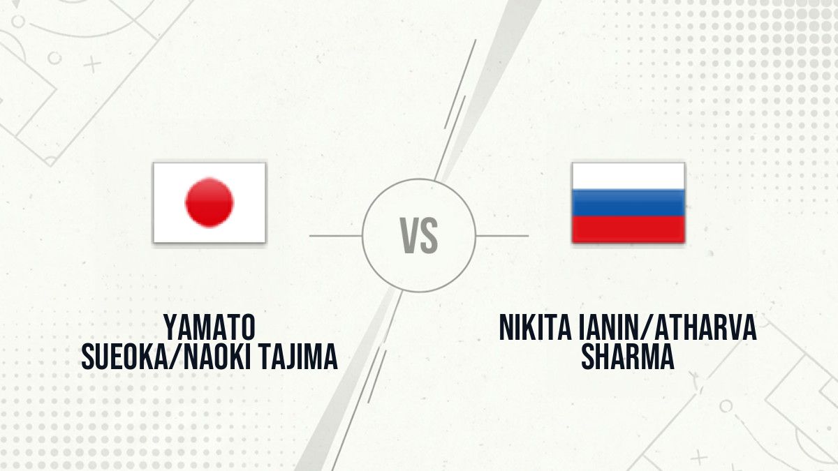 Pronostic Yamato Sueoka/Naoki Tajima Nikita Ianin/Atharva Sharma