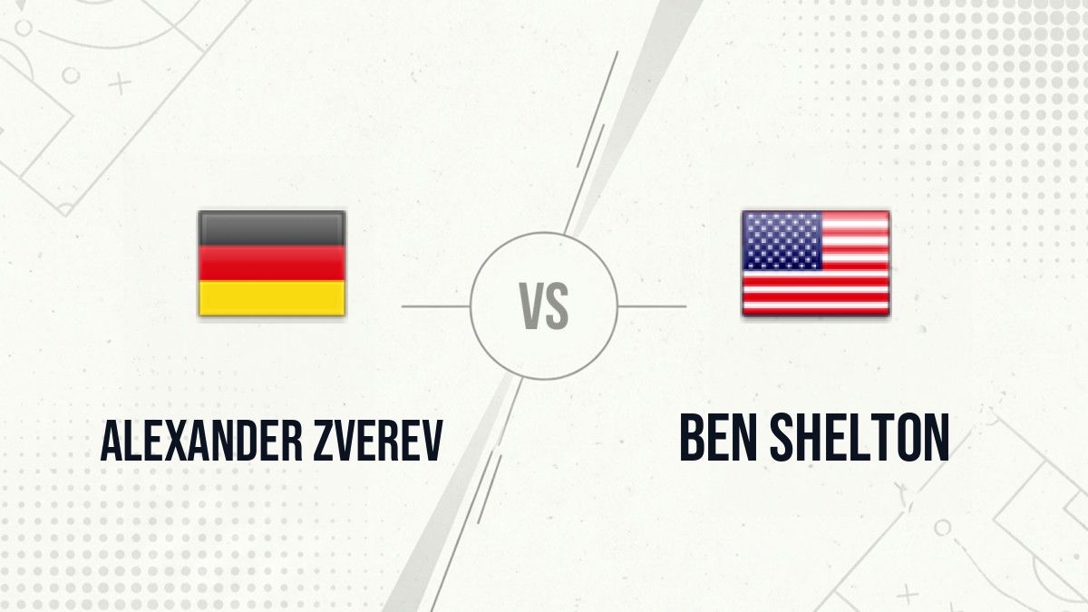 Pronostic Alexander Zverev Ben Shelton