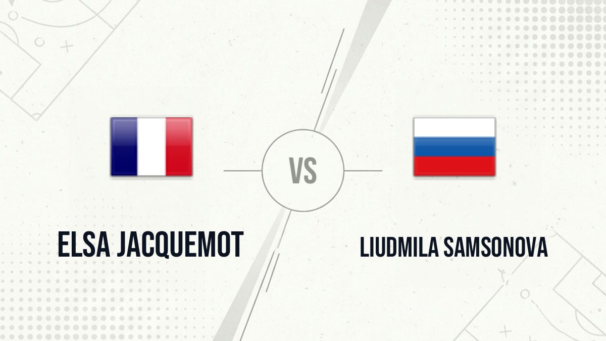 Pronostic Elsa Jacquemot Liudmila Samsonova