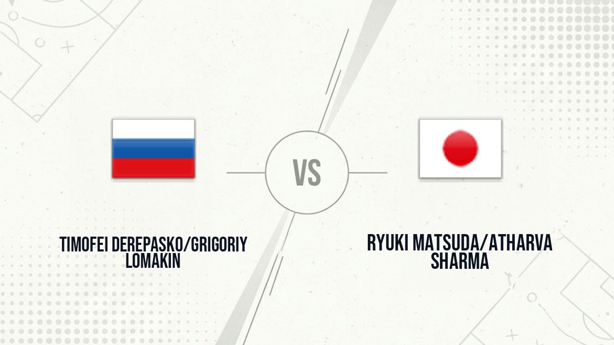 Pronostic Timofei Derepasko/Grigoriy Lomakin Ryuki Matsuda/Atharva Sharma