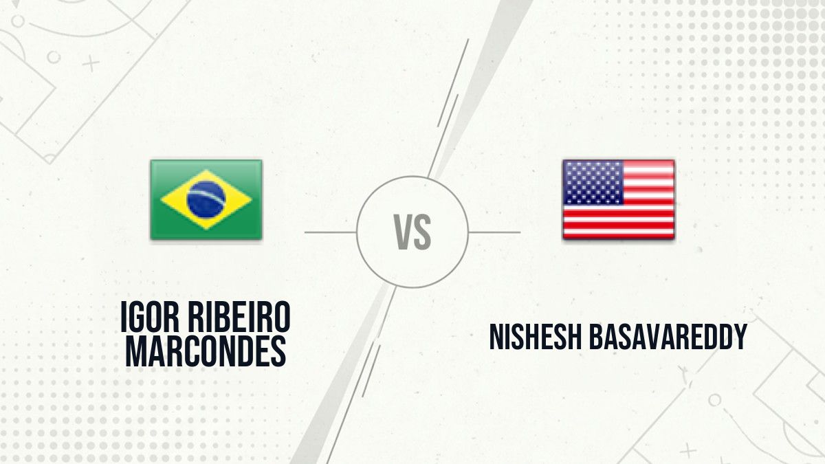 Pronostic Igor Ribeiro Marcondes Nishesh Basavareddy
