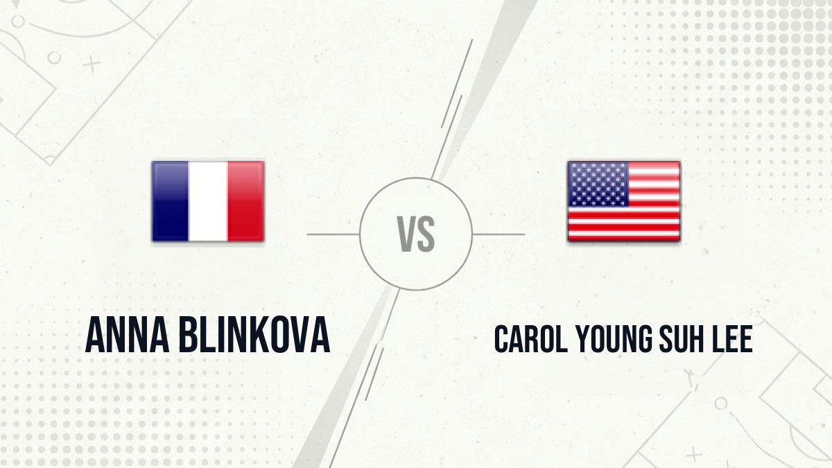 Pronostic Anna Blinkova Carol Young Suh Lee