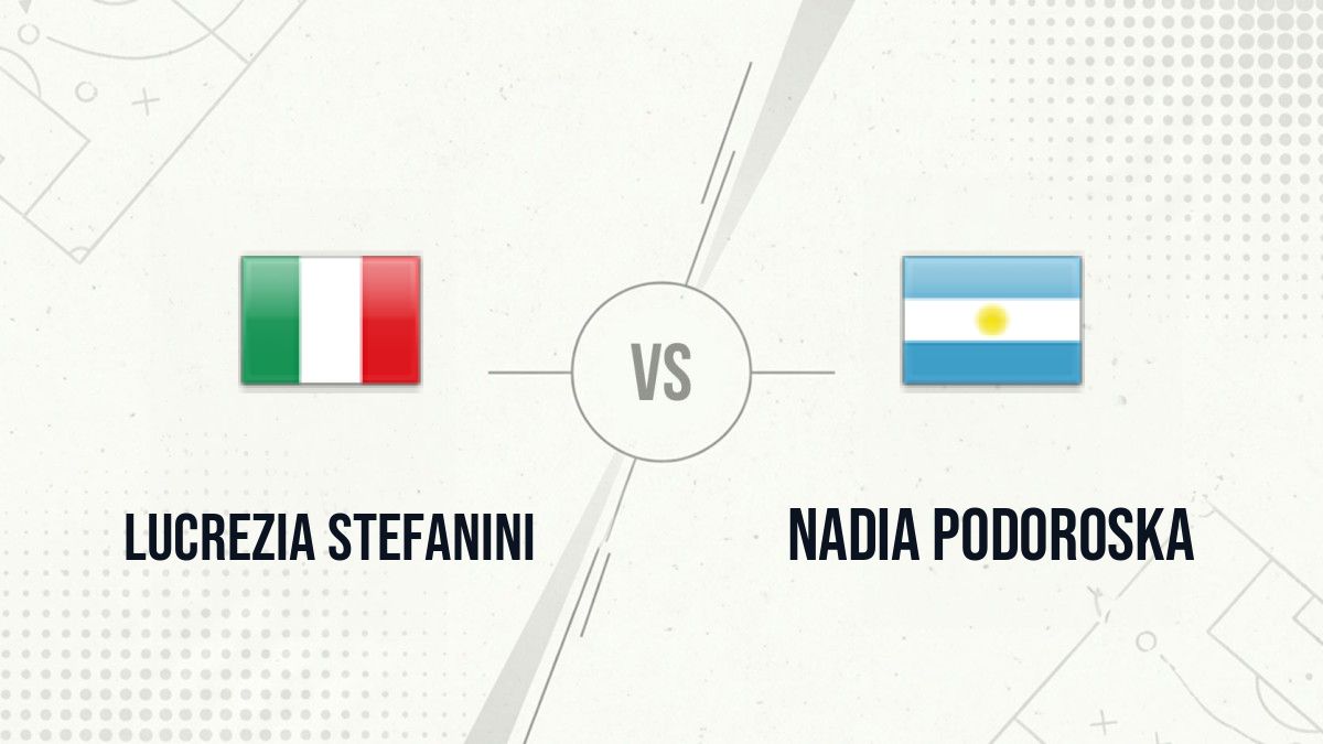 Pronostic Lucrezia Stefanini Nadia Podoroska