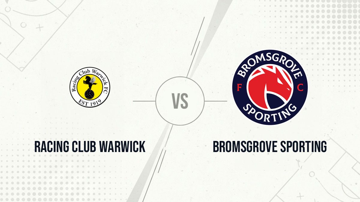 Pronostic Racing Club Warwick Bromsgrove Sporting