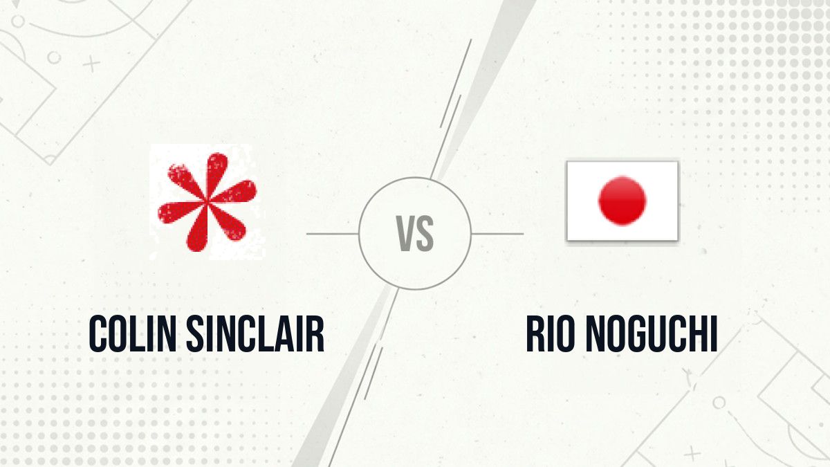 Pronostic Colin Sinclair Rio Noguchi