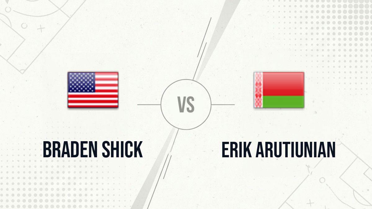 Pronostic Braden Shick Erik Arutiunian
