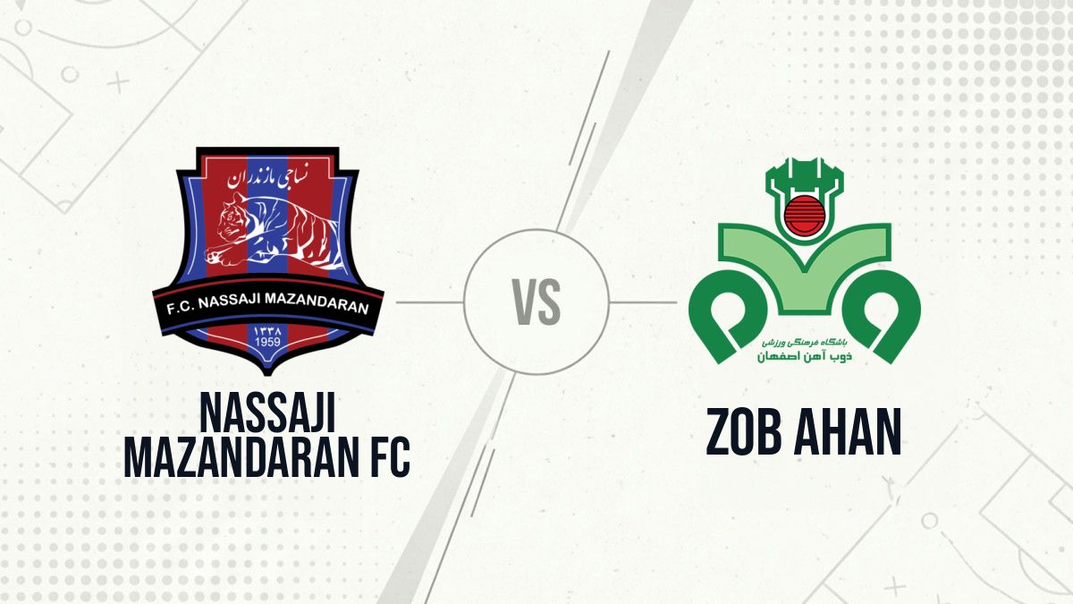 Pronostic Nassaji Mazandaran FC Zob Ahan