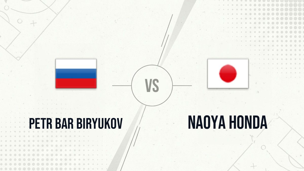 Pronostic Petr Bar Biryukov Naoya Honda