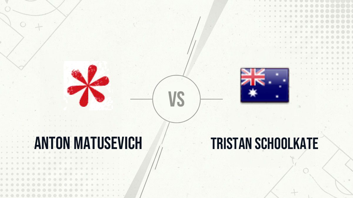 Pronostic Anton Matusevich Tristan Schoolkate