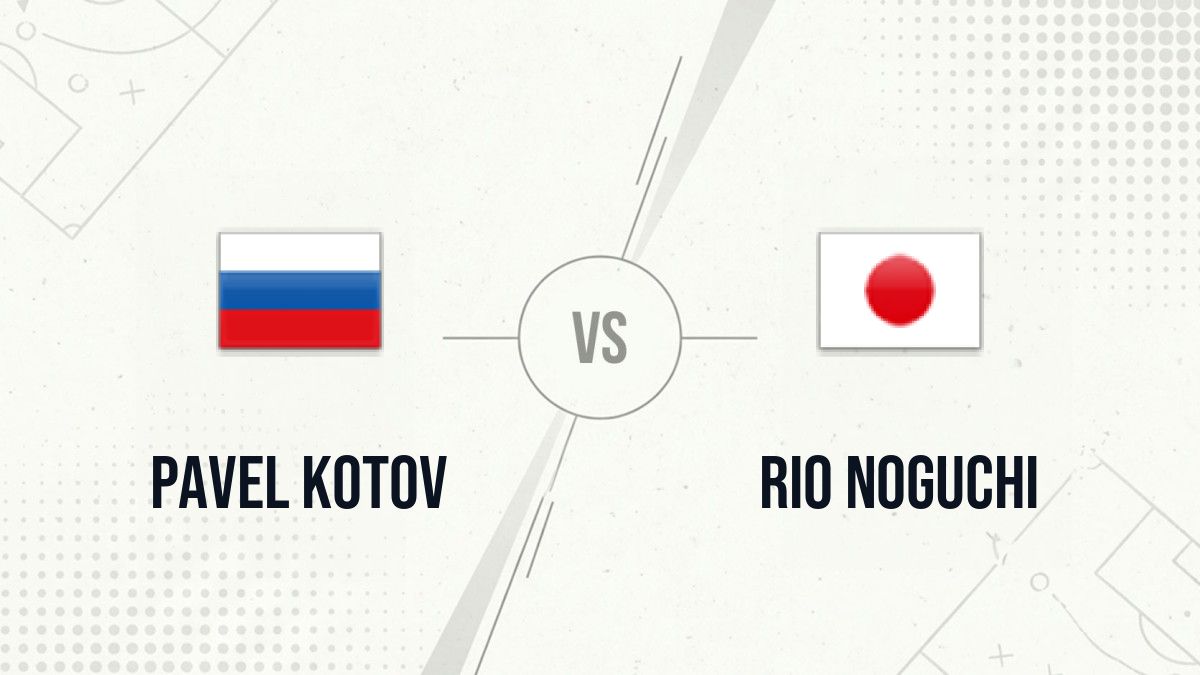Pronostic Pavel Kotov Rio Noguchi