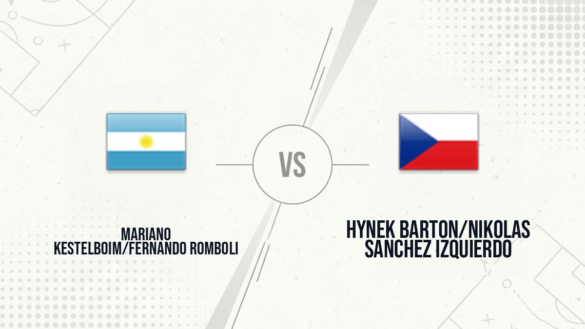 Pronostic Mariano Kestelboim/Fernando Romboli Hynek Barton/Nikolas Sanchez Izquierdo